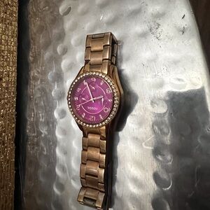 Rose Gold Fossil watch